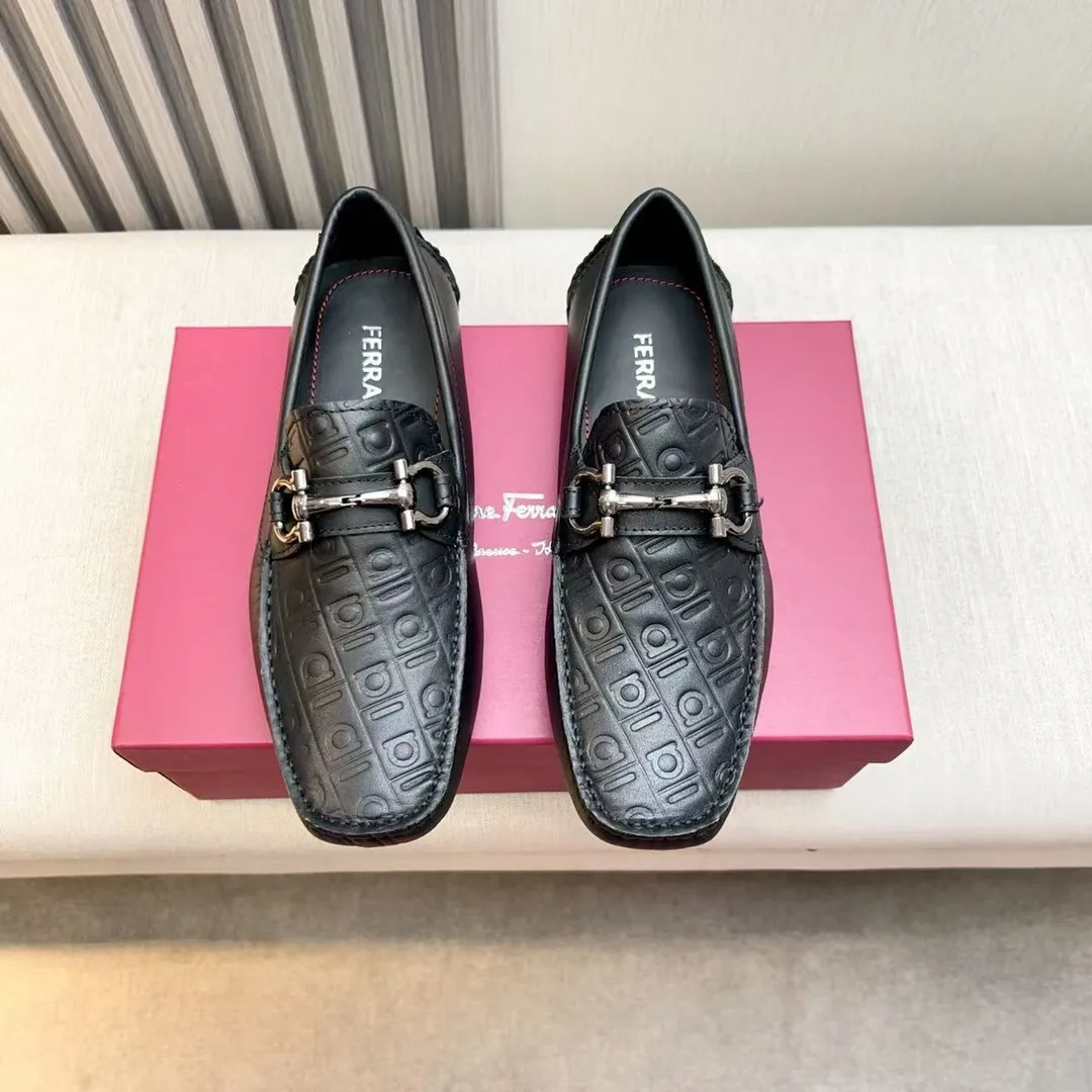Men's men's shoes 💰620 Ferragamo new high-end quality 🔥 imported cowhide ➕ cowhide lining size 38-45